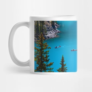 Canoeing on Moraine Lake Mug